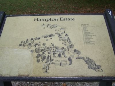 Map of Hampton Mansion grounds. image. Click for full size.