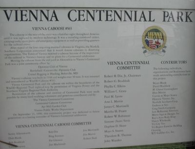 Back Side of Centennial Marker image. Click for full size.