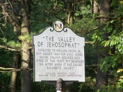 “The Valley of Jehosophat” Marker image. Click for full size.