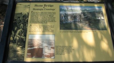 Stone Bridge Marker. Click for full size. Stone Bridge Marker image. Click for full size.