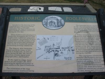 Historic Poolesville Marker image. Click for full size.
