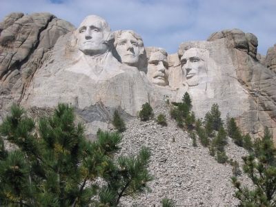 Mount Rushmore National Memorial image. Click for full size.