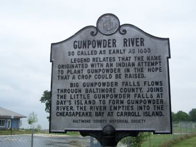 Gunpowder River So Called as Early as 1600 Marker image. Click for full size.