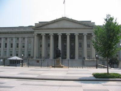 North Side of US Treasury image. Click for full size.