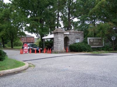 Entrance Gate to Fort Howard Veteran's Hospital image. Click for full size.