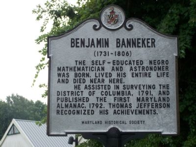 Benjamin Banneker Marker image. Click for full size.