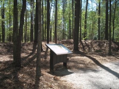 Marker on the Breakthrough Trail. Click for full size. Marker on the Breakthrough Trail image. Click for full size.