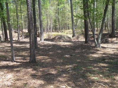 Confederate Fortifications. Click for full size. Confederate Fortifications image. Click for full size.