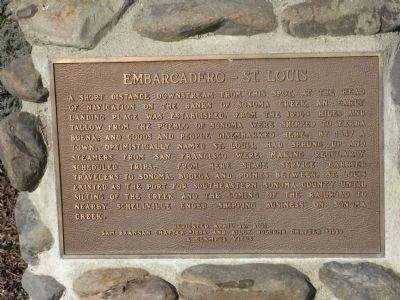 Embarcadero – St. Louis Marker image. Click for full size.