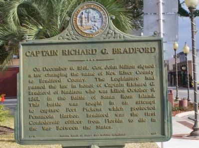 Captain Richard G. Bradford Marker image. Click for full size.