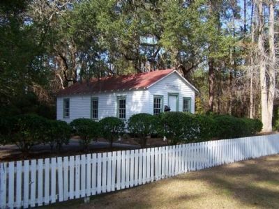 The Barrel Landing Schoolhouse as seen from Hwy SC 170 image. Click for full size.