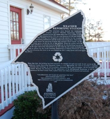 Weather Reporting Station Marker. Click for full size. Weather Reporting Station Marker image. Click for full size.