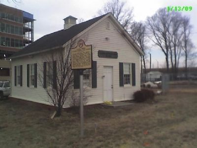 Laurel Grove School and Marker. Click for full size. Laurel Grove School and Marker image. Click for full size.