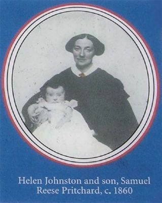 Helen Johnston Pritchard and Son around 1860. Click for full size. Helen Johnston Pritchard and Son around 1860 image. Click for full size.