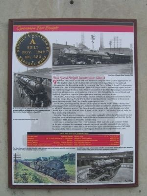 Operation Fast Freight Marker image. Click for full size.