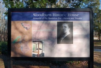 Woodburn Historic House Marker - Owners and Tenants image. Click for full size.
