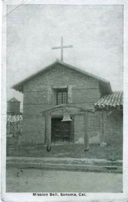 Mission San Francisco Solano postcard image. Click for full size.