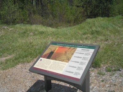 Marker on the Breakthrough Trail. Click for full size. Marker on the Breakthrough Trail image. Click for full size.