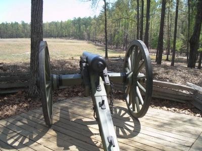 Confederate Artillery at the Breakthrough. Click for full size. Confederate Artillery at the Breakthrough image. Click for full size.