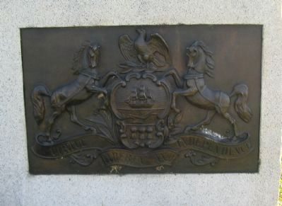 State Seal at Base of Monument image. Click for full size.