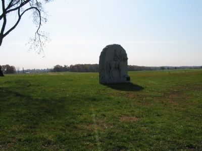 17th Pennsylvania Cavalry Monument and Site of Forney House image. Click for full size.