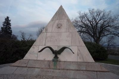 U.S. Coast Guard Memorial </b>northwest face image. Click for full size.
