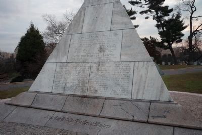U.S. Coast Guard Memorial </b>south face image. Click for full size.