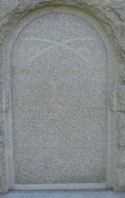 Close Up of the Inscription. Click for full size. Close Up of the Inscription image. Click for full size.