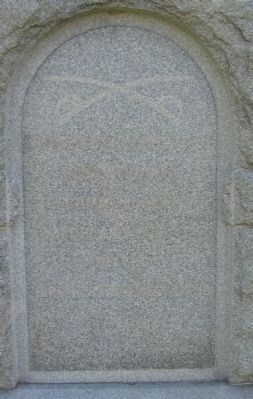 Close Up of the Inscription image. Click for full size.