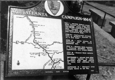Atlanta Campaign ~ 1864 Marker image. Click for full size.
