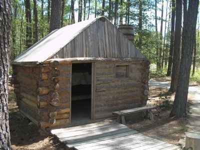 Confederate Winter Hut. Click for full size. Confederate Winter Hut image. Click for full size.