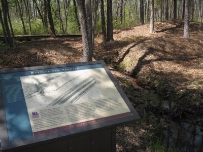 Marker on the Breakthrough Trail. Click for full size. Marker on the Breakthrough Trail image. Click for full size.