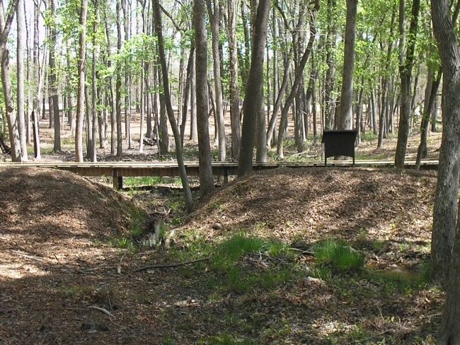 Confederate Fortifications. Click for full size. Confederate Fortifications image. Click for full size.