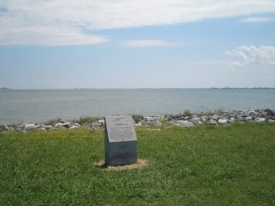 Marker on the Hampton Roads Waterfront image. Click for full size.