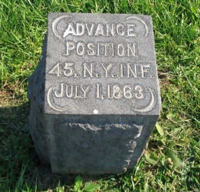 45th New York Infantry Marker image. Click for full size.