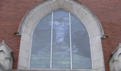 United Methodist Church Stained Glass image. Click for full size.