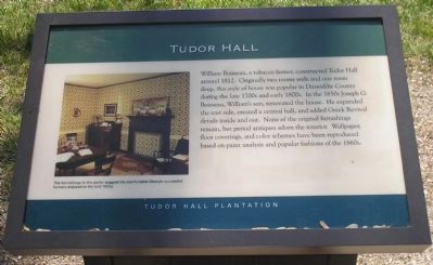 Tudor Hall Marker image. Click for full size.