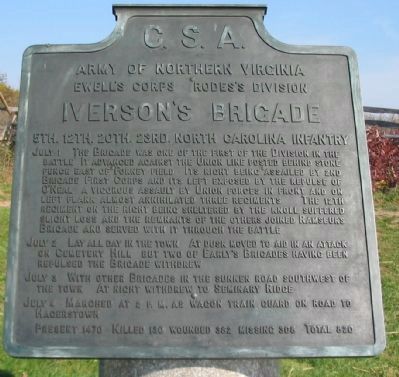 Iverson's Brigade Tablet image. Click for full size.
