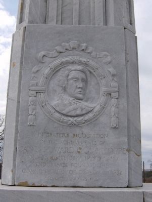 Oglethorpe Monument-Oglethorpe Engraving. Click for full size. Oglethorpe Monument-Oglethorpe Engraving image. Click for full size.