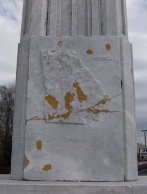 Oglethorpe Monument-State of Georgia. Click for full size. Oglethorpe Monument-State of Georgia image. Click for full size.