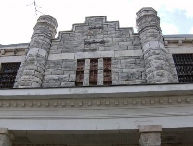 Old Pickens County Jail Architectural Detail image. Click for full size.