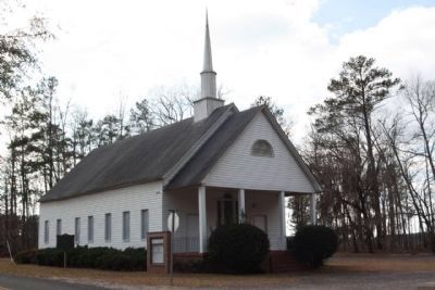 Beech Branch Baptist Church Marker, seen at left image. Click for full size.