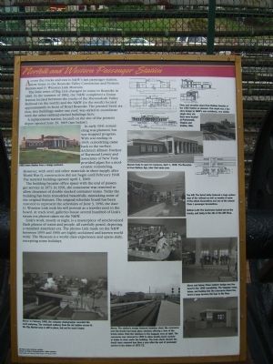 Norfolk and Western Passenger Station Marker image. Click for full size.