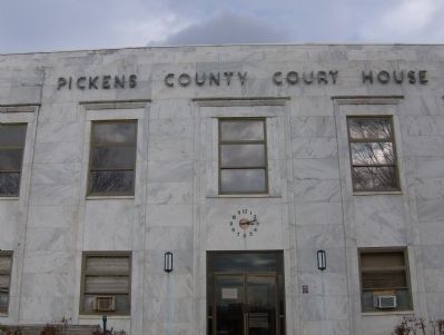 Pickens County Courthouse. Click for full size. Pickens County Courthouse image. Click for full size.