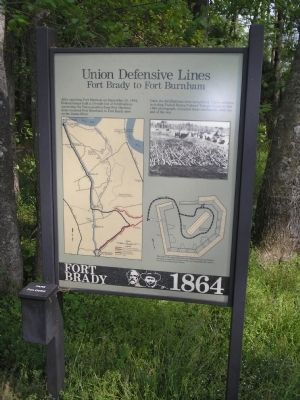 Union Defensive Lines Marker. Click for full size. Union Defensive Lines Marker image. Click for full size.