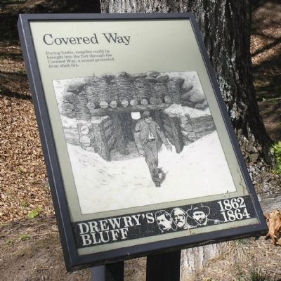 Covered Way Marker image. Click for full size.