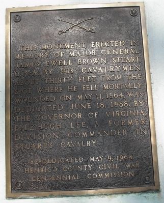 Major General James Ewell Brown Stuart Marker. Click for full size. Major General James Ewell Brown Stuart Marker image. Click for full size.