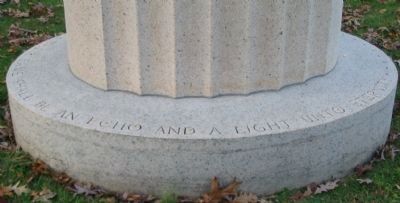 Inscription Around Base - Right Side image. Click for full size.