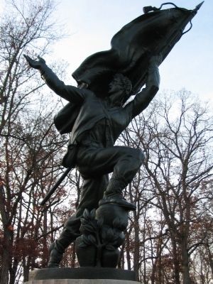 The Charging Color Bearer. Click for full size. The Charging Color Bearer image. Click for full size.