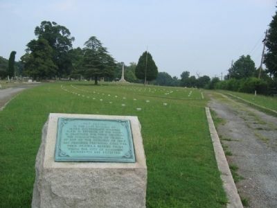 Oakwood Cemetery Confederate Section Tablet image. Click for full size.